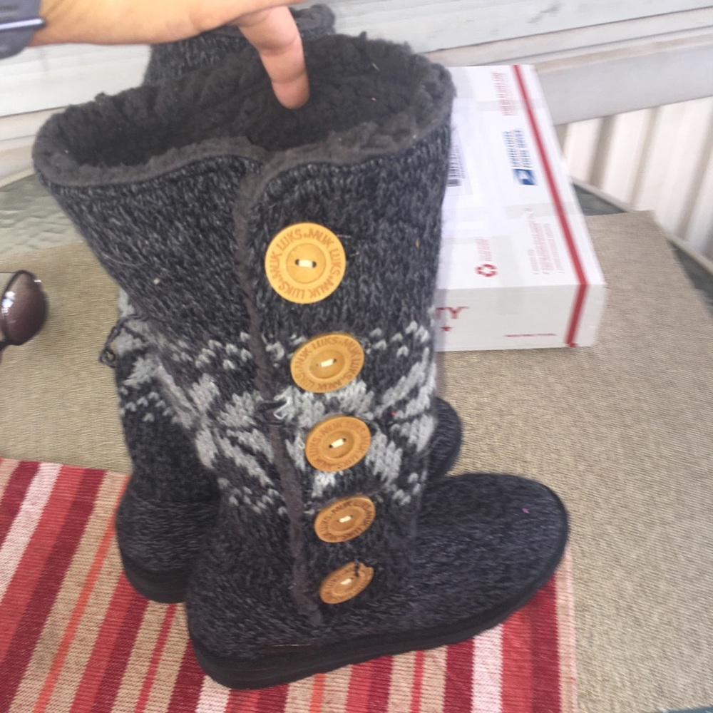 Muk Luk Sweater Boots